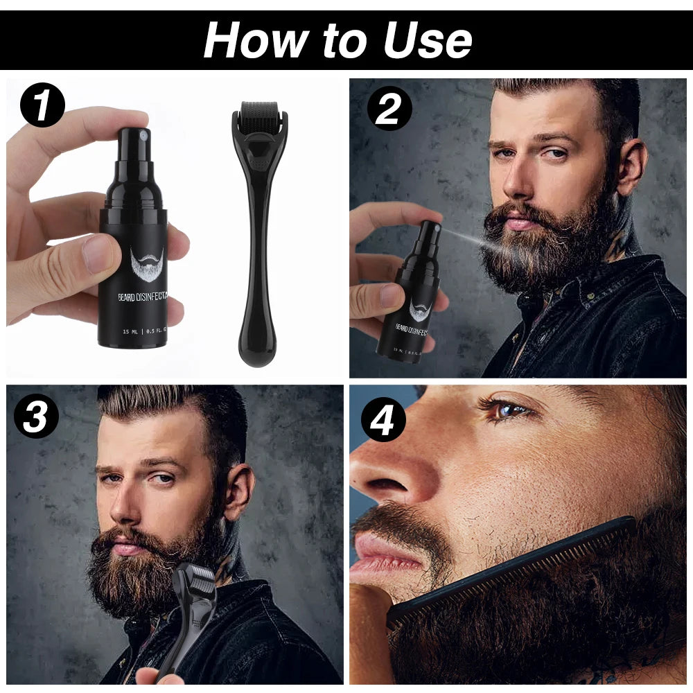 Beard Growth Kit For Men Facial Hair Growth Kit